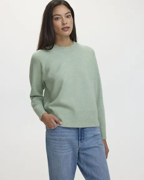 Ultra-Soft Long-Sleeve Crew-Neck Sweater