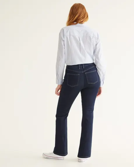 Boot-Leg Mid-Rise Jean