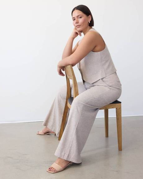 Ultra-Wide-Leg High-Rise Linen Trouser - Tall