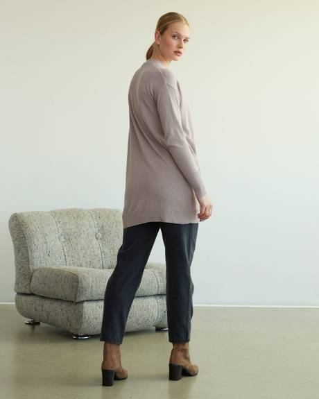 Long Open Cardigan, R Essentials