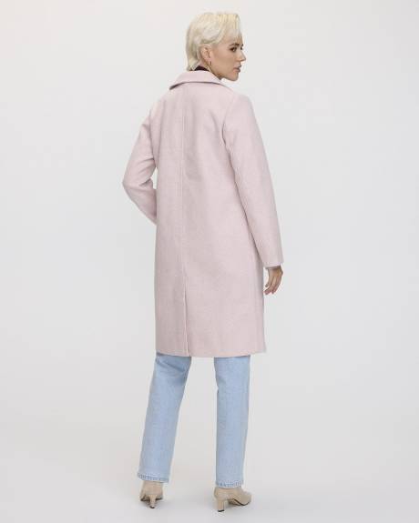 Manteau long à boutonnage double