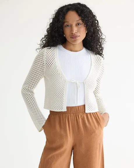 Long-Sleeve V-Neck Bolero