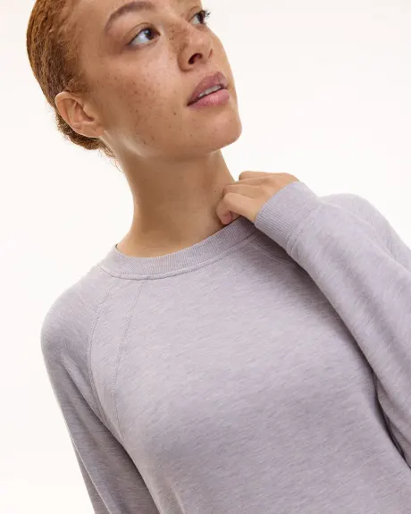 Long-Sleeve French Terry Sweatshirt - Hyba