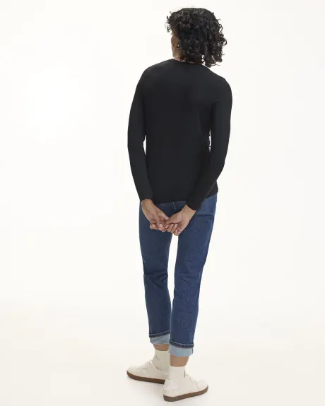 Long-Sleeve Crew-Neck Tee - R Essentials