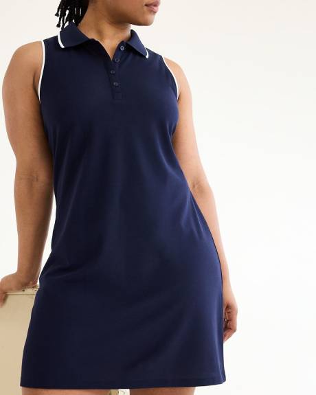 Sleeveless Polo Piqué Dress - Hyba