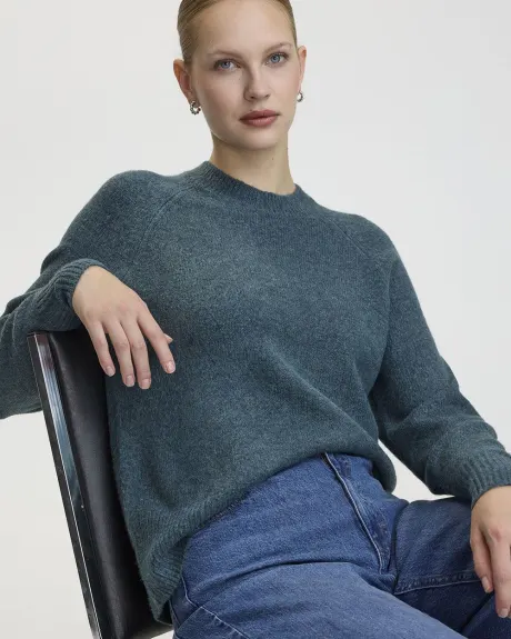 Ultra-Soft Long-Sleeve Crew-Neck Sweater