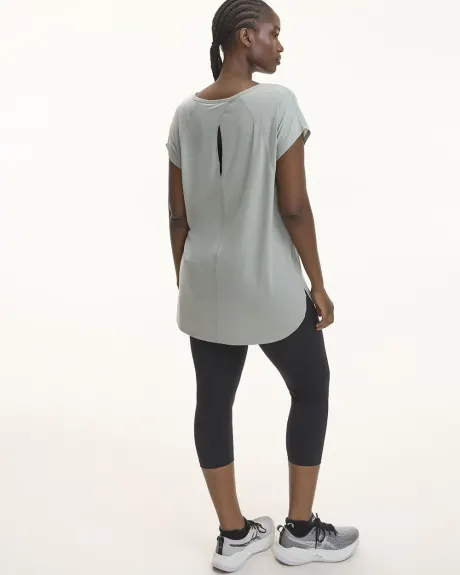 Short-Sleeve U-Neck Tunic - Hyba