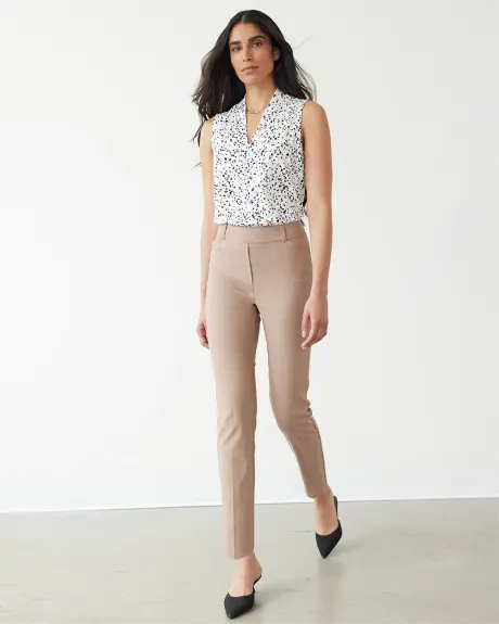 Slim-Leg High-Rise Ankle Pant - The Iconic (R)