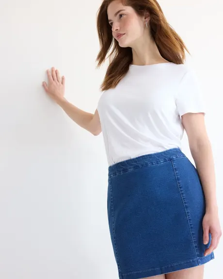 Jupe-short en denim