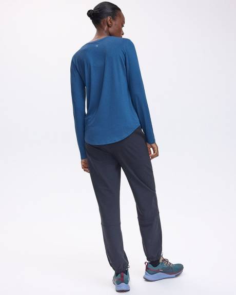 Long-Sleeve Crew-Neck Tee - Dry Lux Hyba Essentials