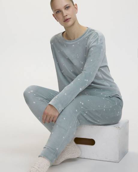 Velvet Jogger Pyjama Pant - R Line