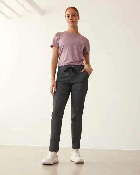 Pantalon urbain chiné à jambe étroite, Hyba