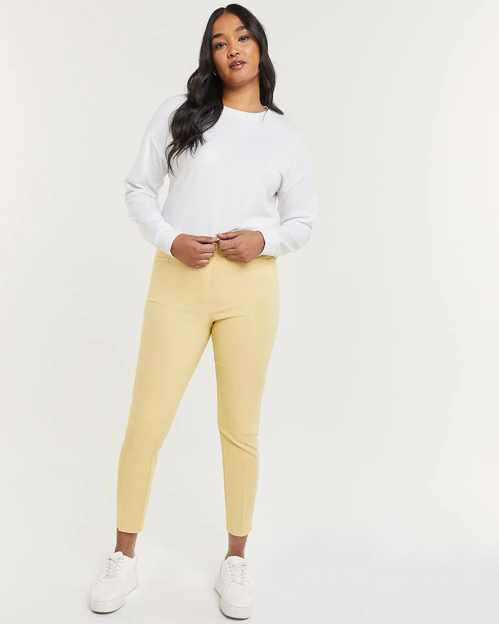 High Rise Slim Leg Ankle Pant The Iconic - Petite