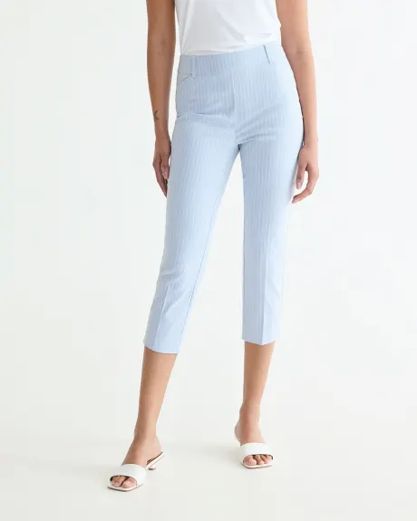 Pantalon capri à jambe étroite et taille haute - L'Iconique (MD) - Petite