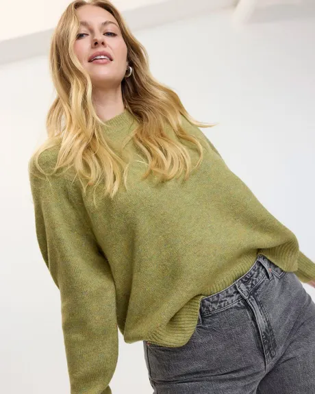 Ultra-Soft Long-Sleeve Crew-Neck Sweater