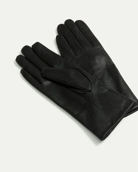 Gants longs en cuir