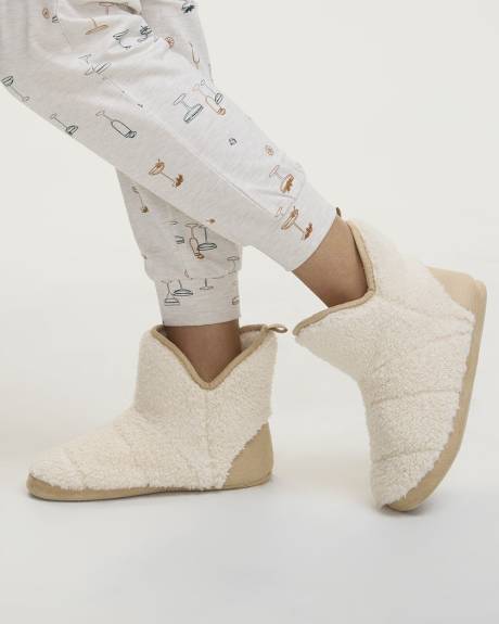 Sherpa Bootie Slippers