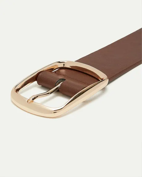 Essential Faux Leather Belt