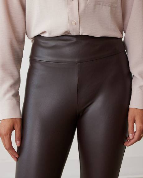 High-Rise Stretch Faux Leather Leggings