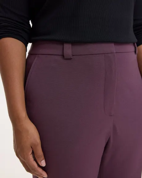 Pantalon à jambe droite et taille haute - L'Intemporelle - Coupe Courbes