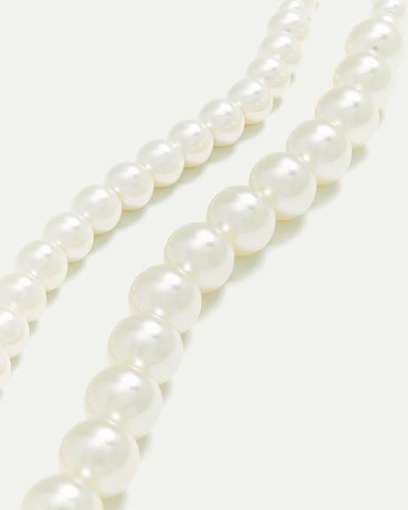 Double-Layer Pearl Necklace