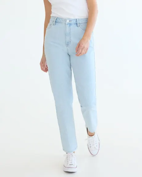 Jean à jambe fuselée et taille haute - Le Mom Jeans - Petite