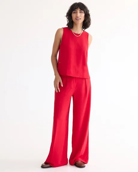 Wide-Leg High-Rise Pant