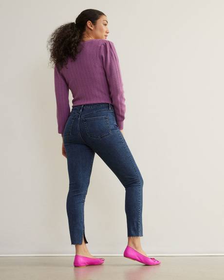 Skinny-Leg Super High-Rise Ankle Jean - Petite