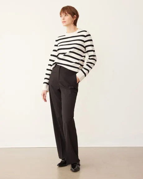 Straight-Leg High-Rise Pant - The Timeless