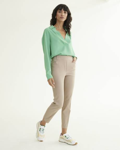 Slim-Leg High-Rise Ankle Pant - The Iconic (R) - Tall