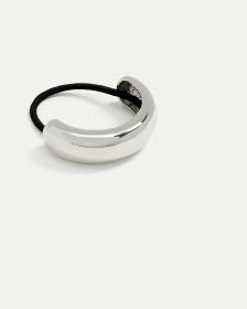 Hair Tie with Metal Cuff