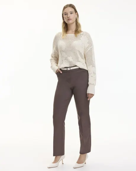 Straight-Leg High-Rise Pants - The Iconic (R) - Tall