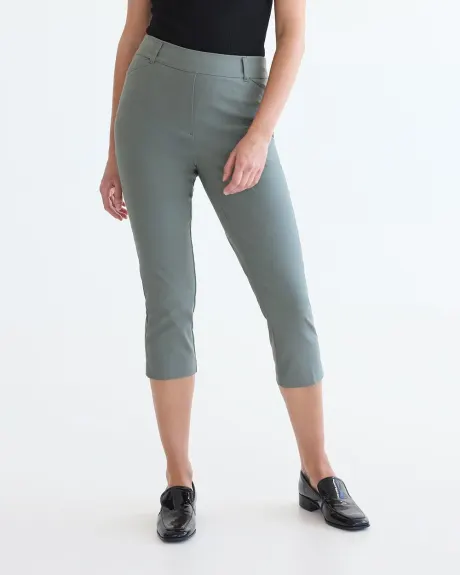 Pantalon capri à jambe étroite et taille haute - L'Iconique (MD)