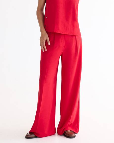 Wide-Leg High-Rise Pant - Petite