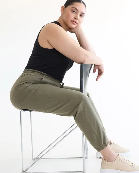 Pantalon jogger à taille haute