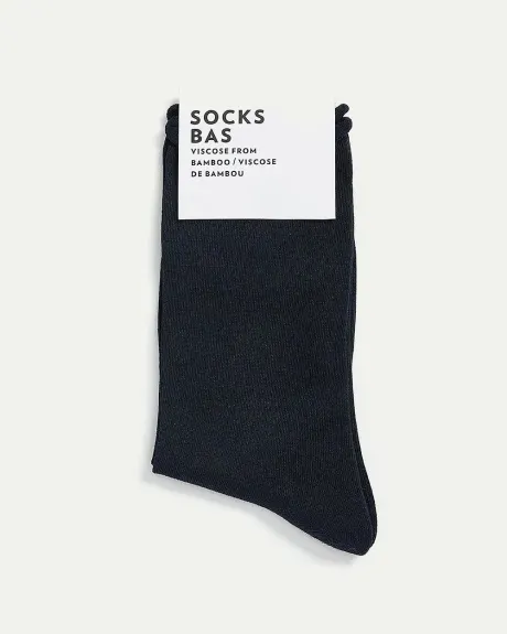 Bamboo Viscose Crew Socks