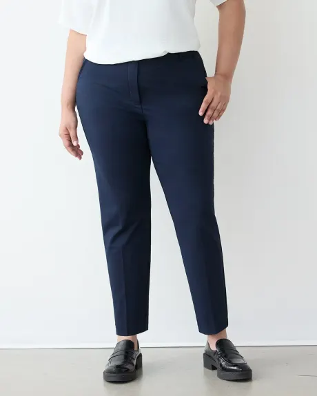 Pantalon à taille haute et jambe étroite - Le Stretch Classique - Coupe Courbes