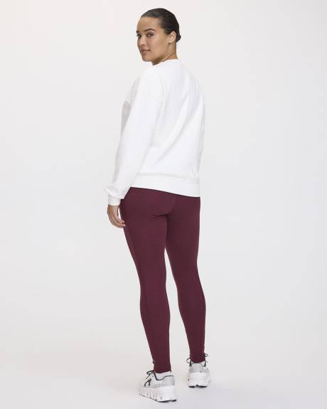 Long-Sleeve Crew-Neck Polar Fleece Sweater - Hyba