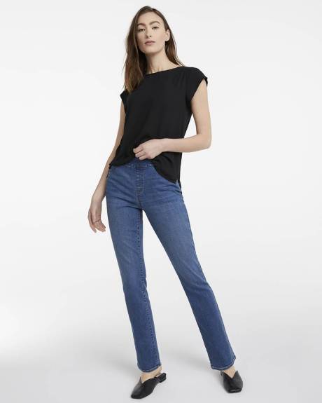 Straight-Leg Mid-Rise Jean - The Comfort - Tall