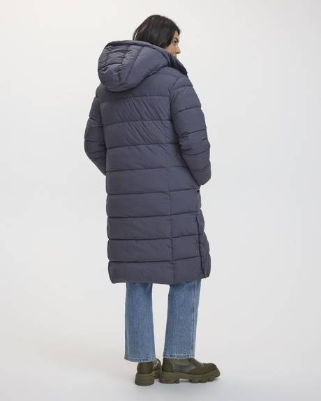 Maxi Hooded Quilted Jacket