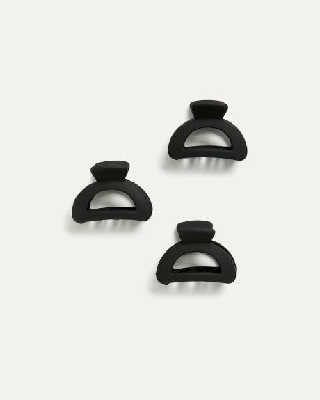 Small Matte Claw Clips - Set of 3