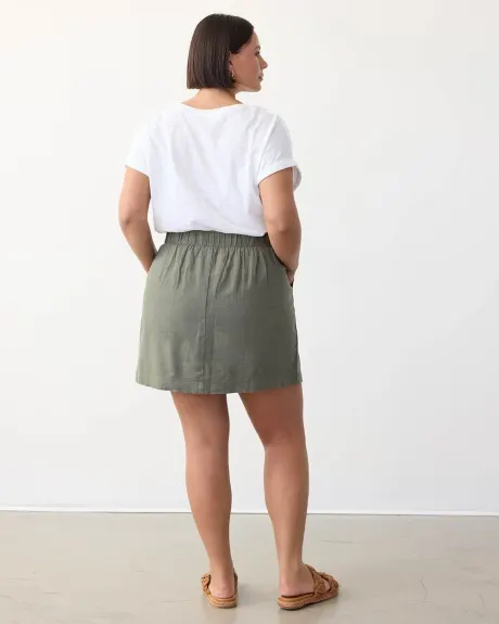 Linen Skort