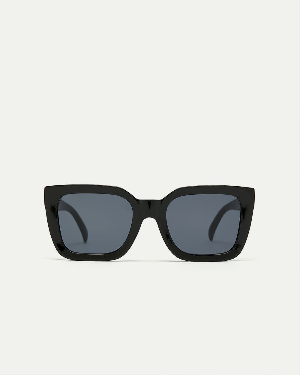 Thick Square Sunglasses with Studs