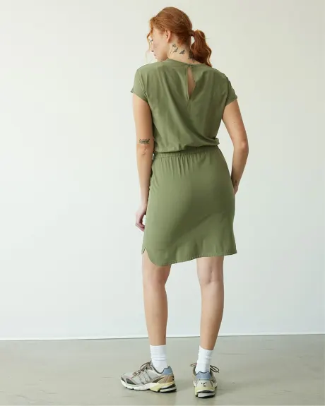 Short-Sleeve Dress With Inner Short - Hyba