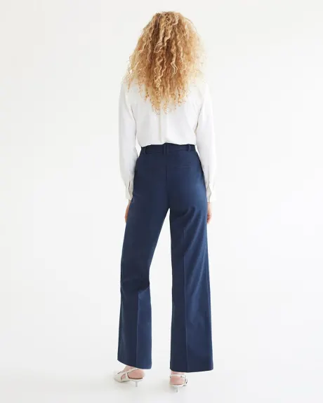 Pantalon à jambe droite et taille haute - L'Intemporelle - Long