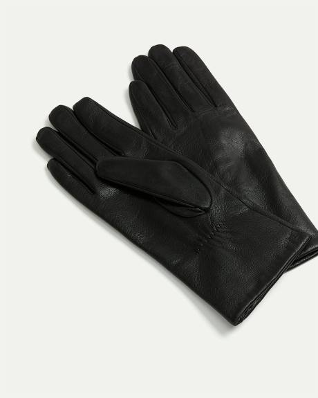 Long Leather Gloves