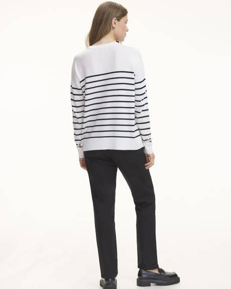 Long-Sleeve Crew-Neck Sweater - R Essentials