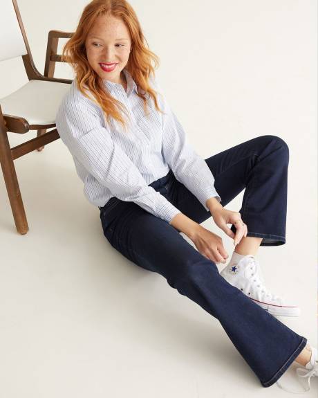 Boot-Leg Mid-Rise Jean