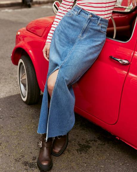 Maxi Denim Skirt