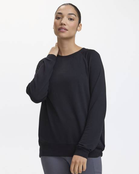 Long-Sleeve French Terry Sweatshirt - Hyba